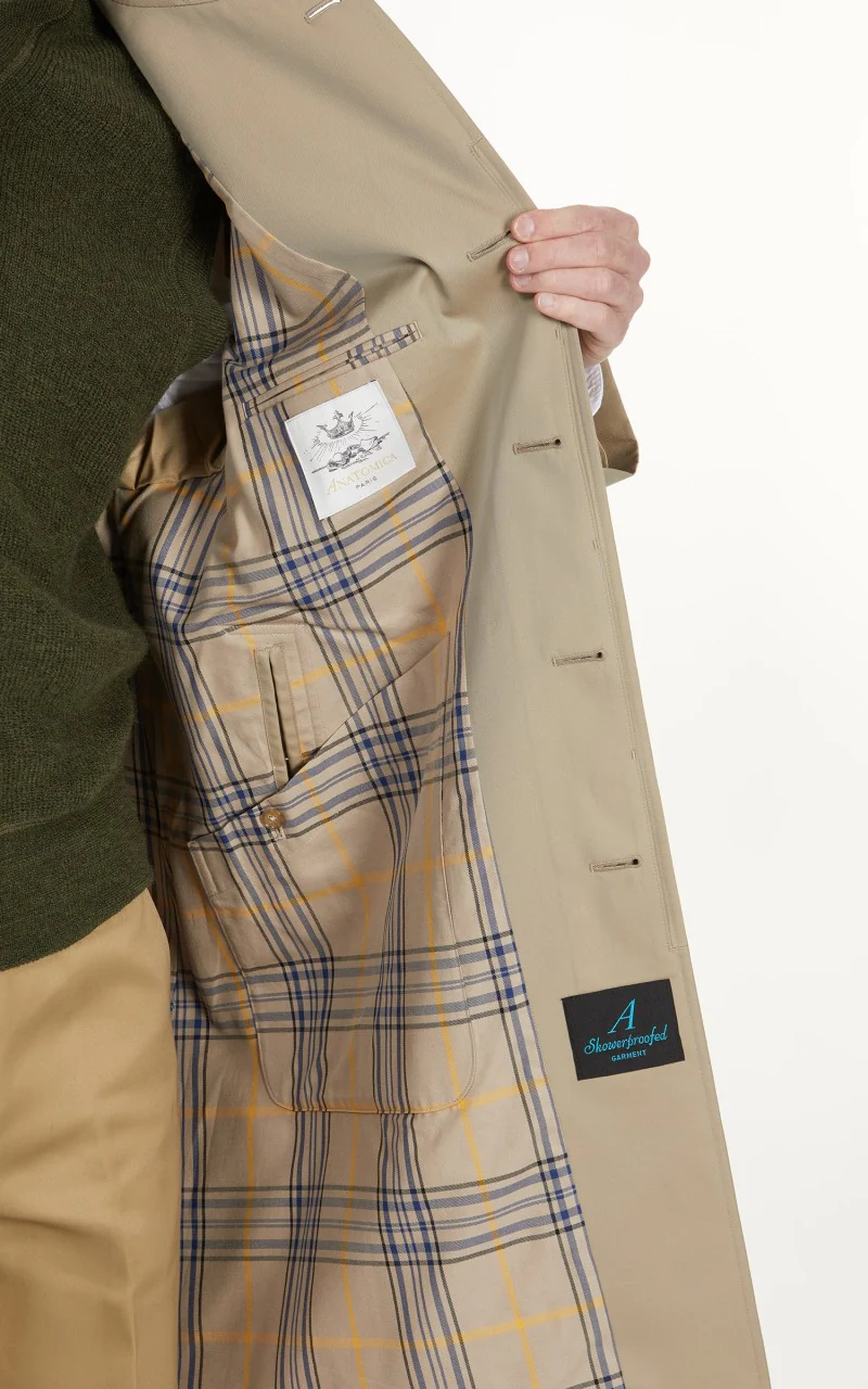 Anatomica Single Raglan I Coat Gabardine Beige - Image 12