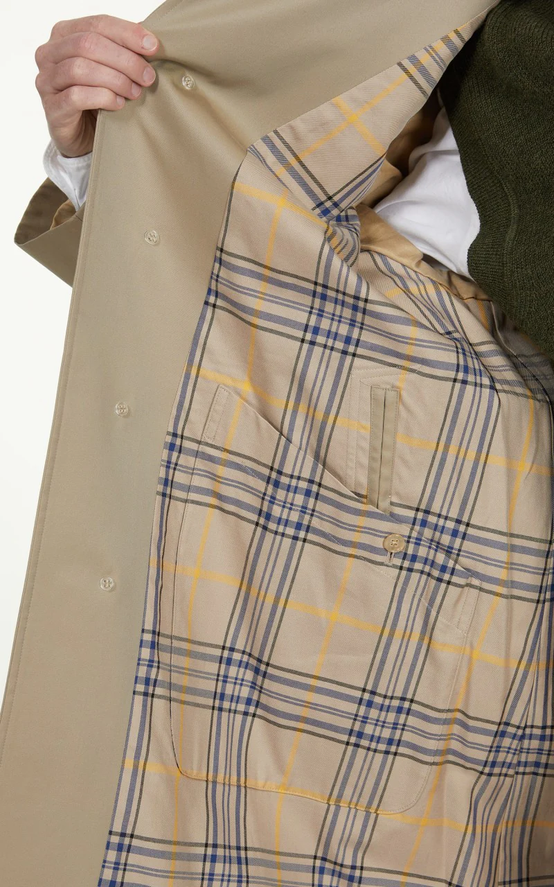 Anatomica Single Raglan I Coat Gabardine Beige - Image 13