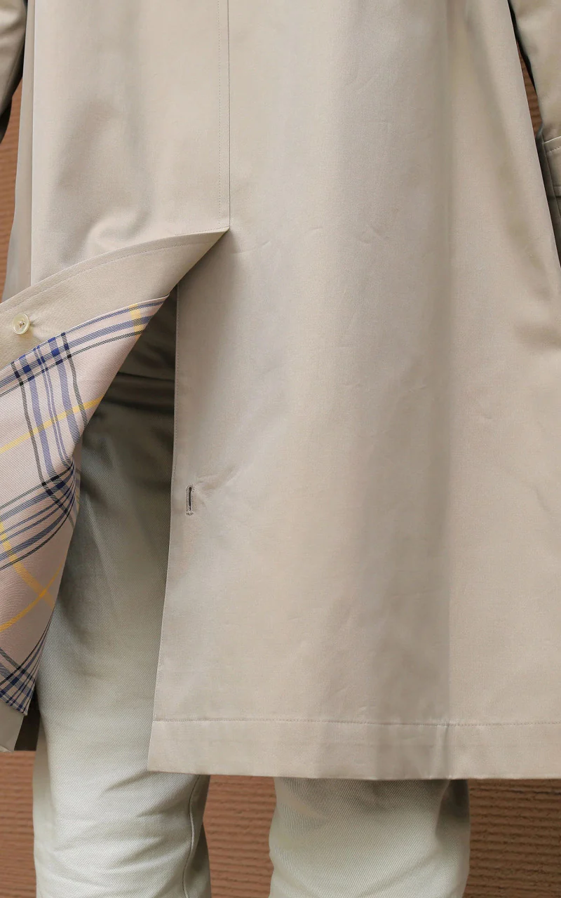 Anatomica Single Raglan I Coat Gabardine Beige - Image 18
