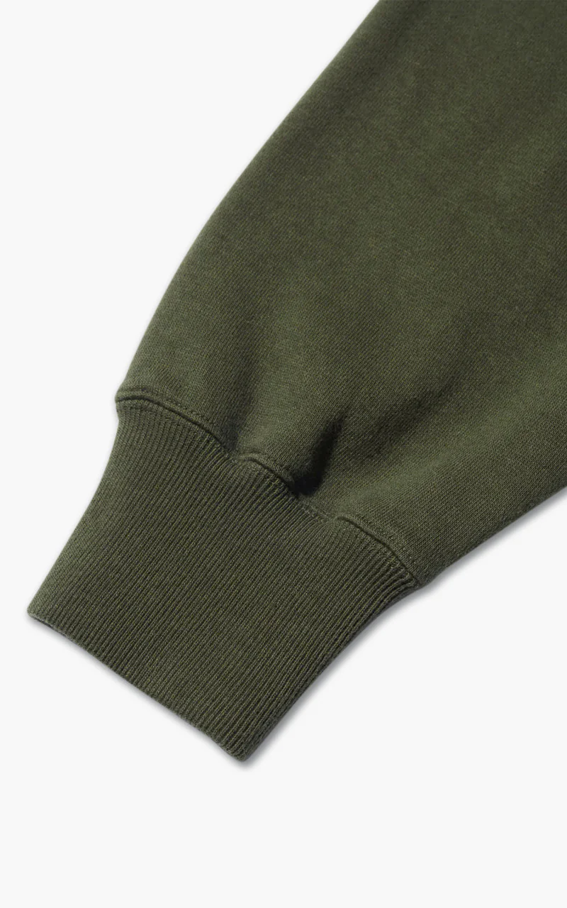 Anatomica Sweat Raglan Crew Neck Pine Green - Image 9