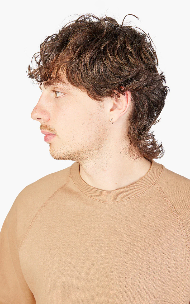 Anatomica Sweat Raglan Crew Neck Sand - Image 8