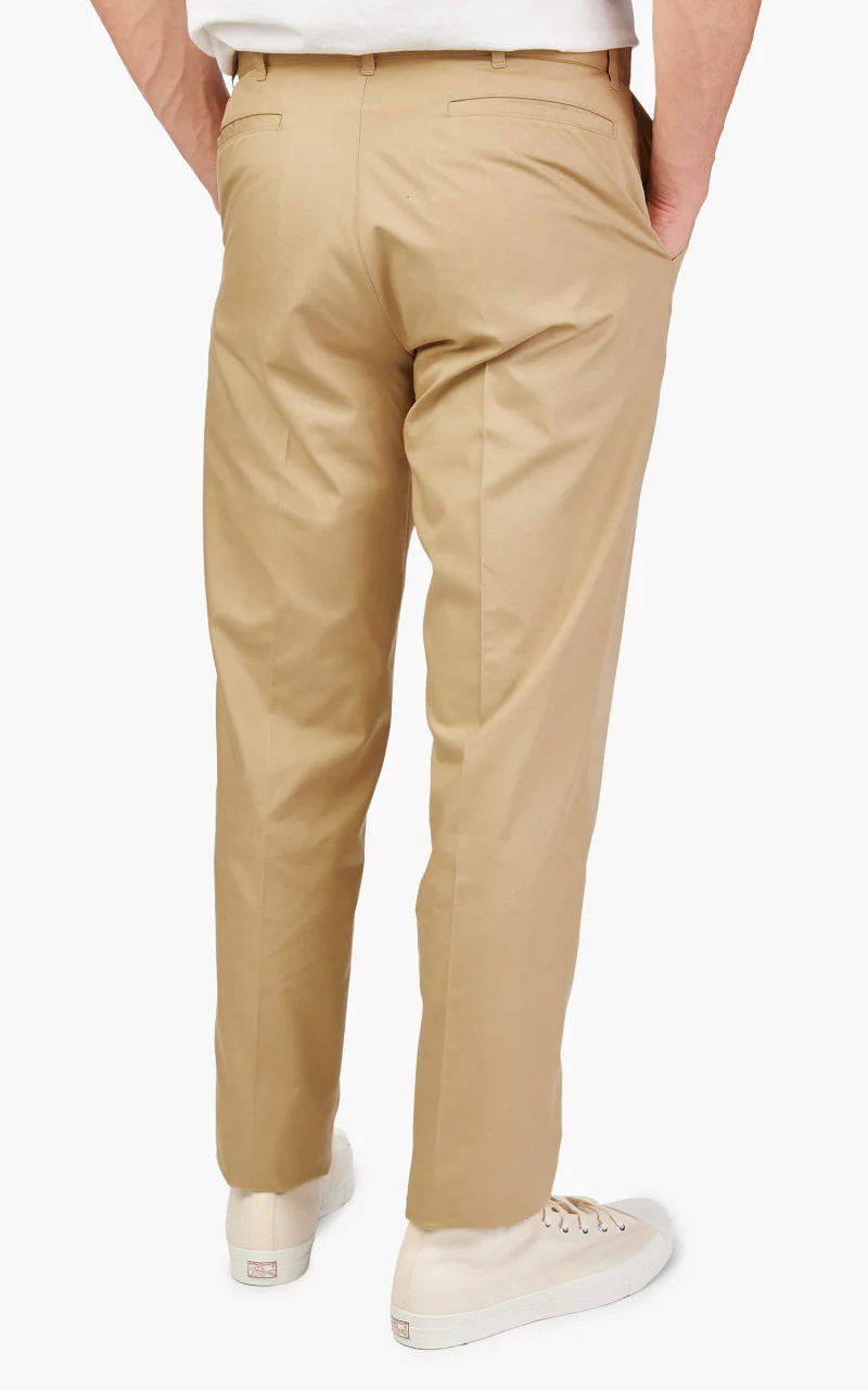 Anatomica Trim Fit Pants I Poplin Beige - Image 6