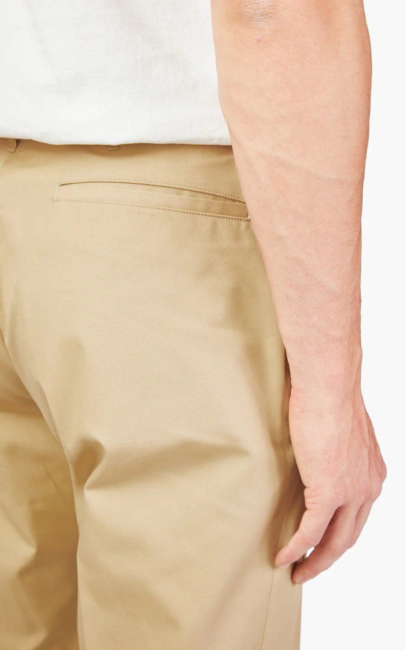 Anatomica Trim Fit Pants I Poplin Beige - Image 9