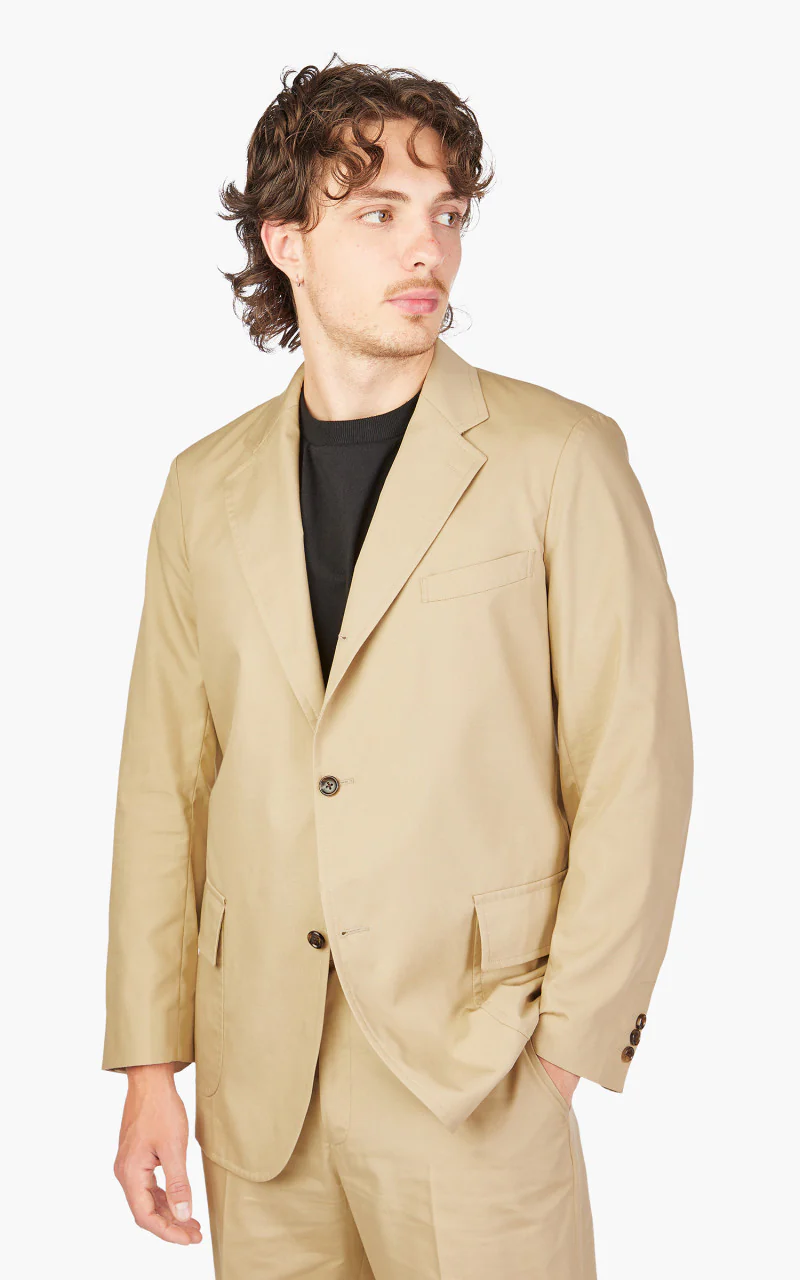 Anatomica University Jacket I Poplin Beige - Image 4