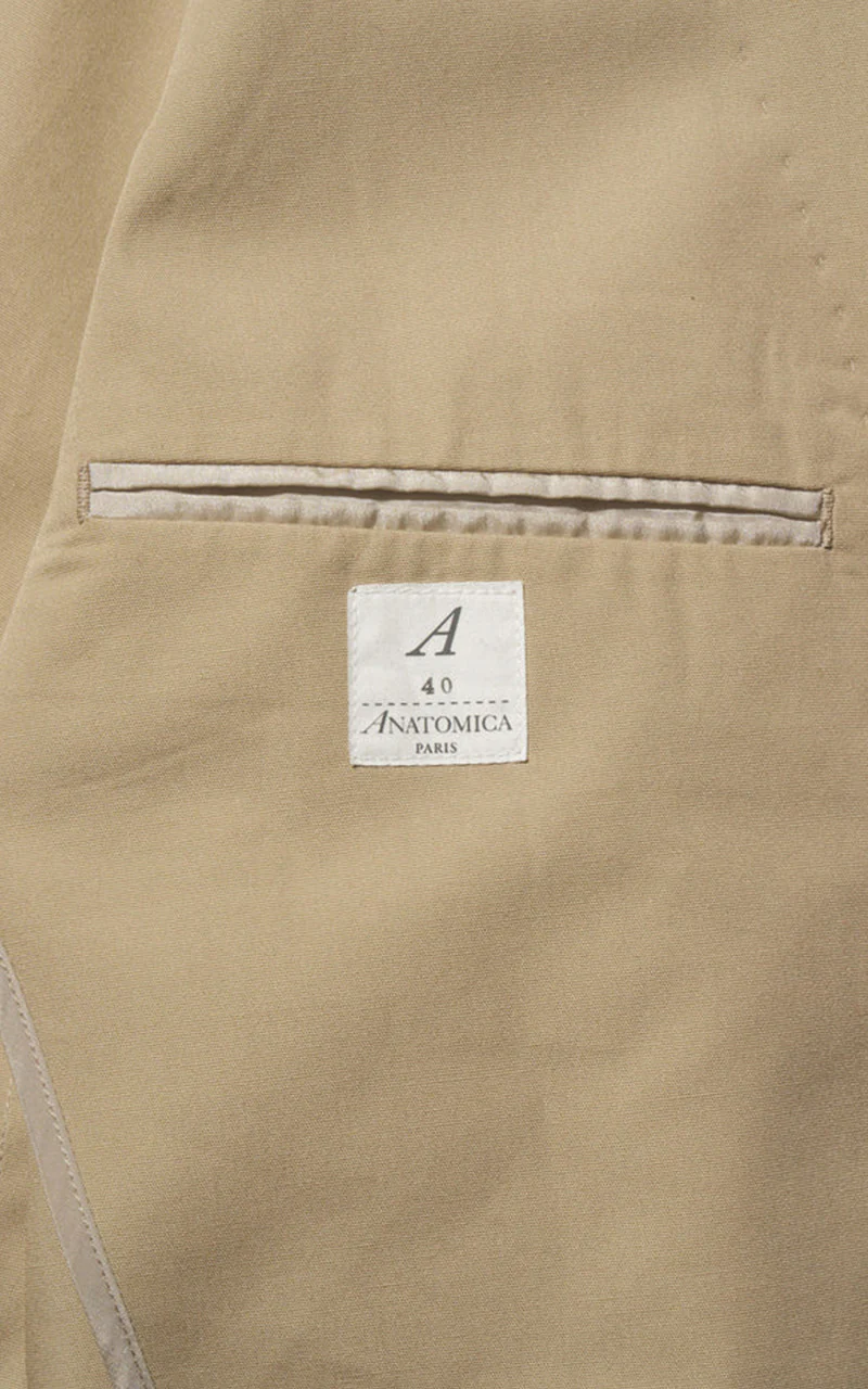 Anatomica University Jacket I Poplin Beige - Image 7