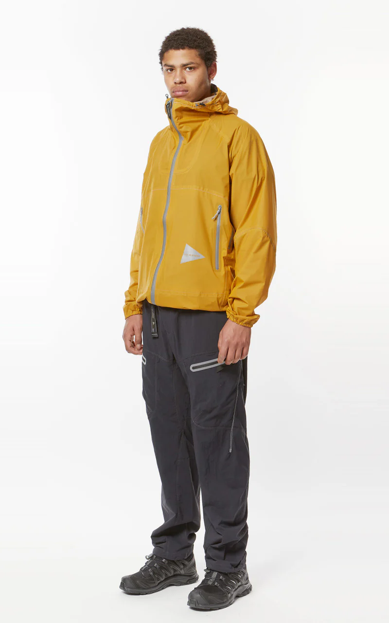 and wander 3L UL Rain Jacket Yellow - Image 3
