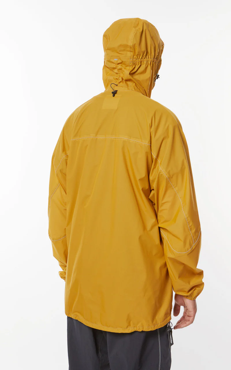 and wander 3L UL Rain Jacket Yellow - Image 9