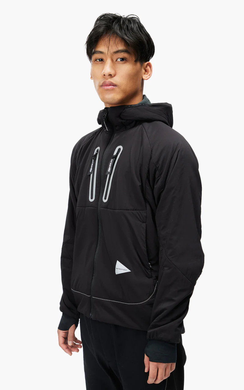 and wander Alpha Air Hoodie Black - Image 4
