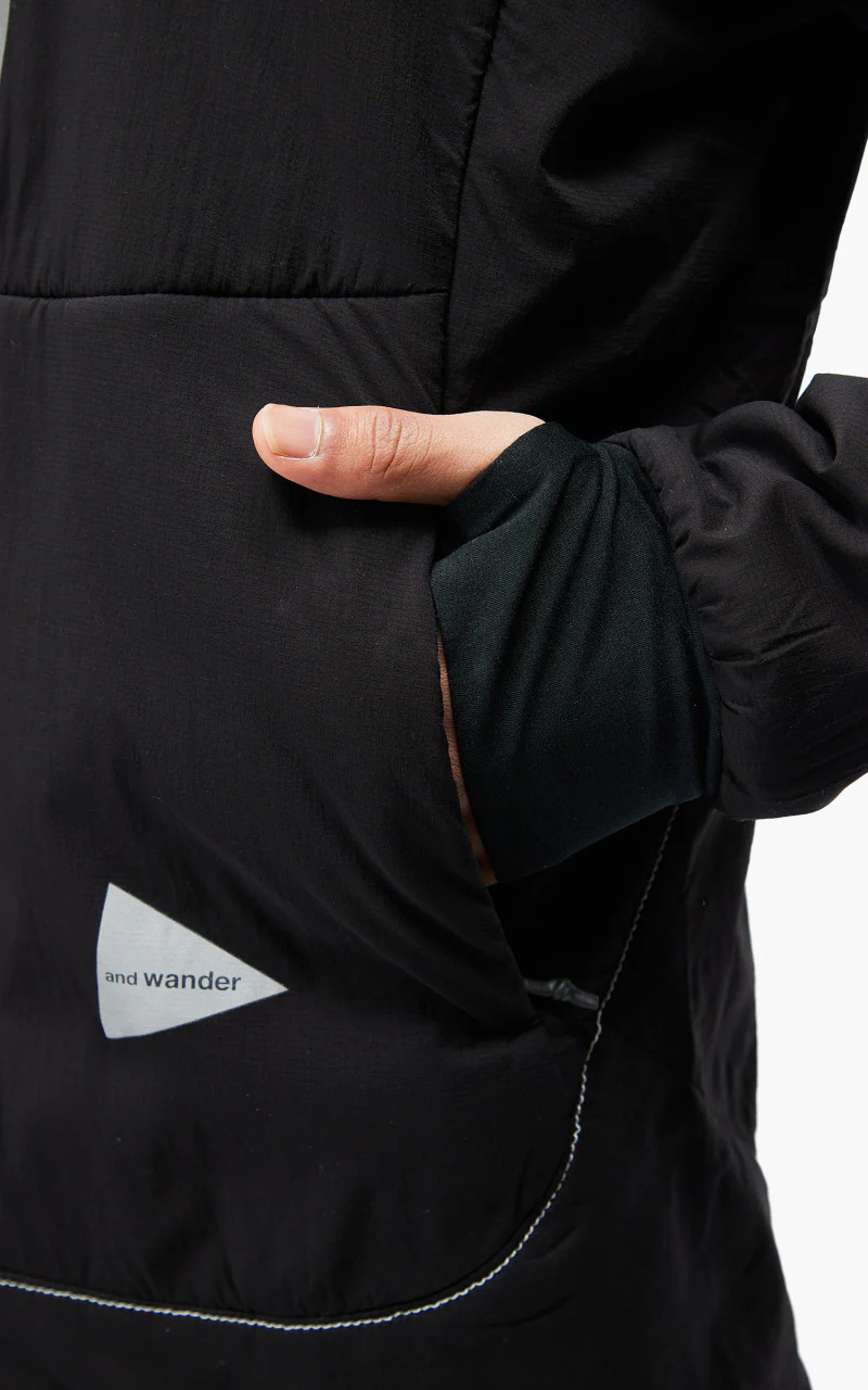and wander Alpha Air Hoodie Black - Image 7