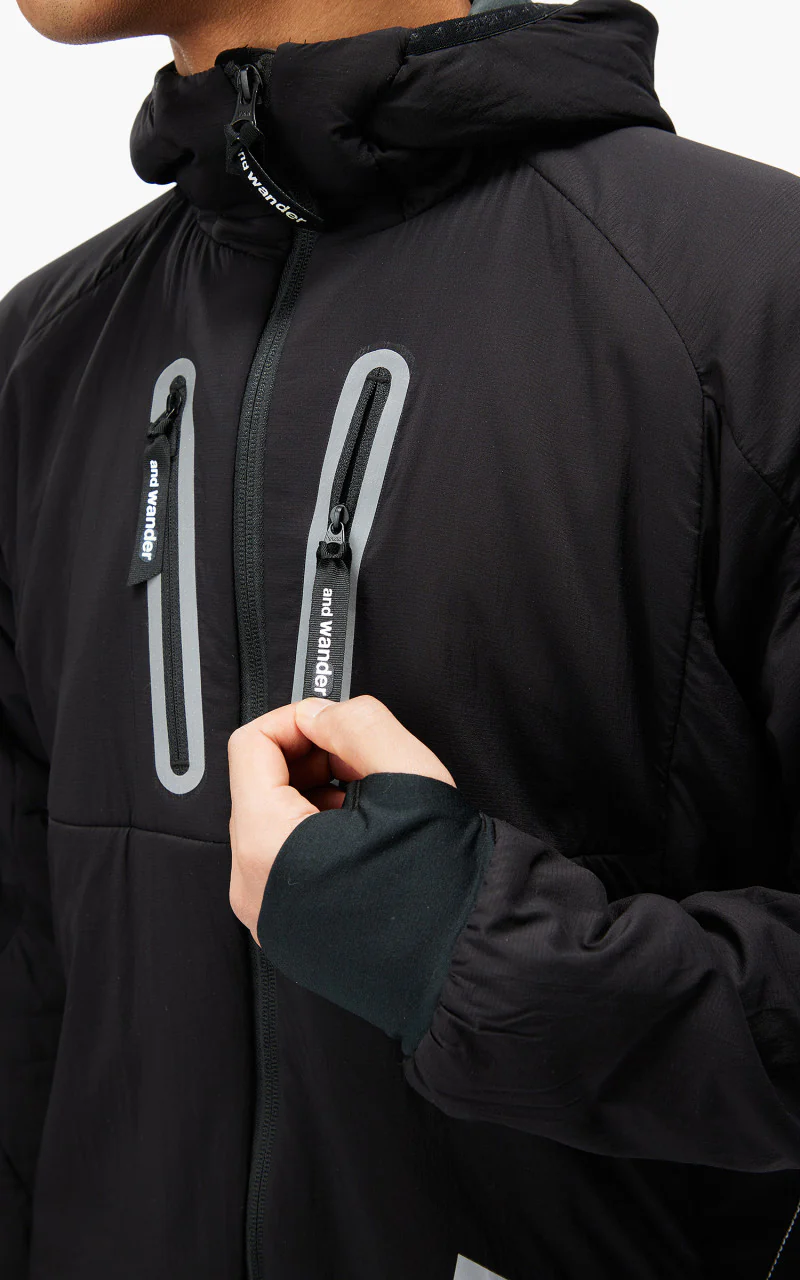 and wander Alpha Air Hoodie Black - Image 8