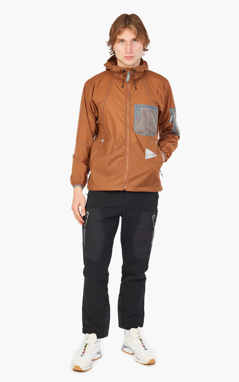 and wander Breath Rip Hoodie Brown - Image 2