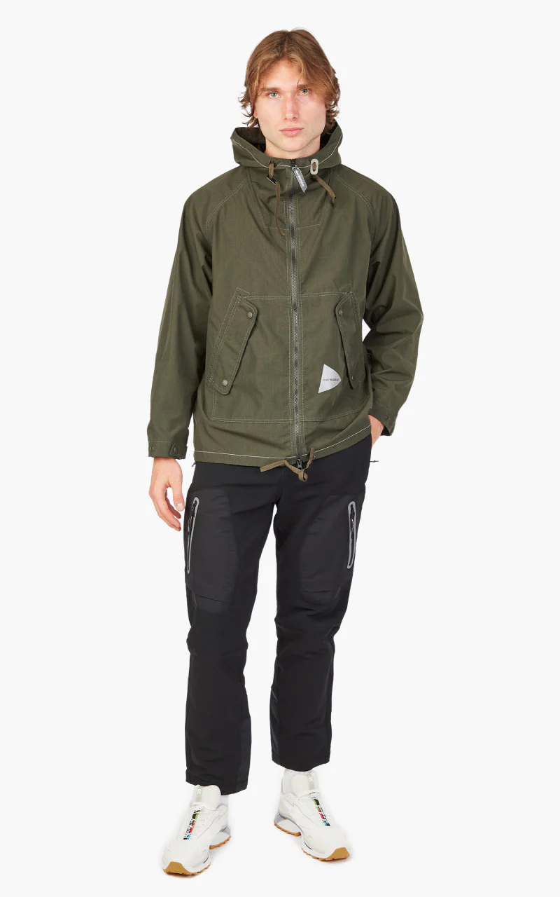 and wander Kevlar Hoodie Jacket Green - Image 2