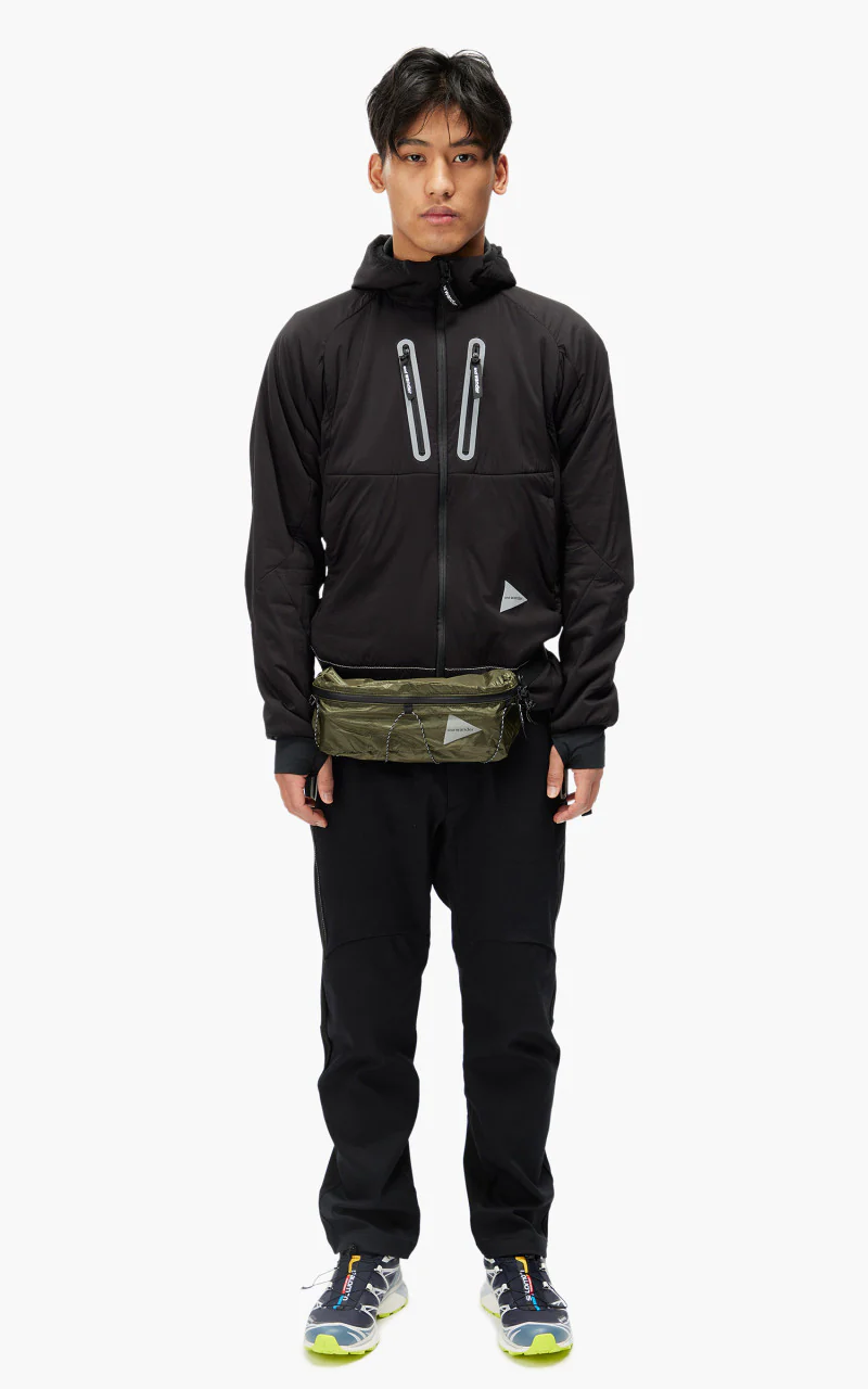 and wander Sil Waist Bag Khaki - Image 2