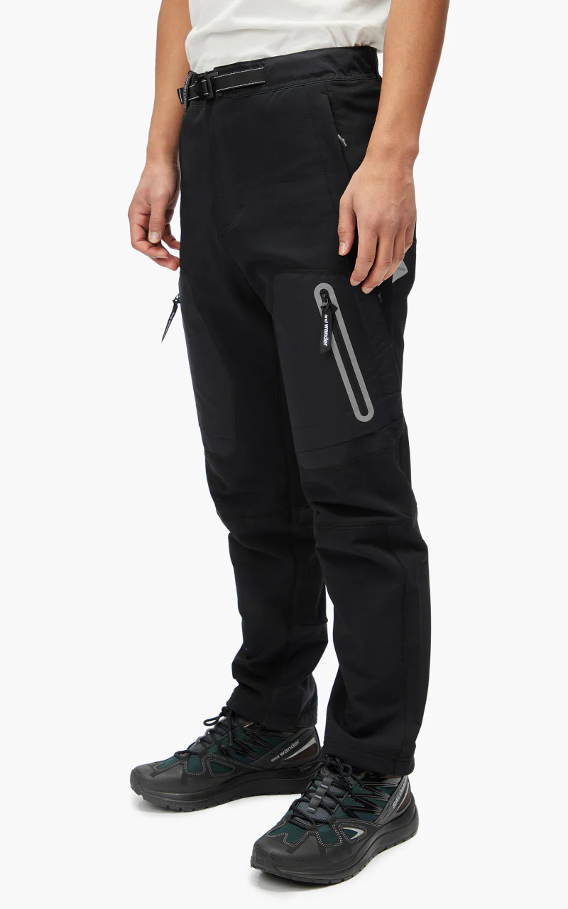 and wander Stretch Shell Pants Black - Image 4