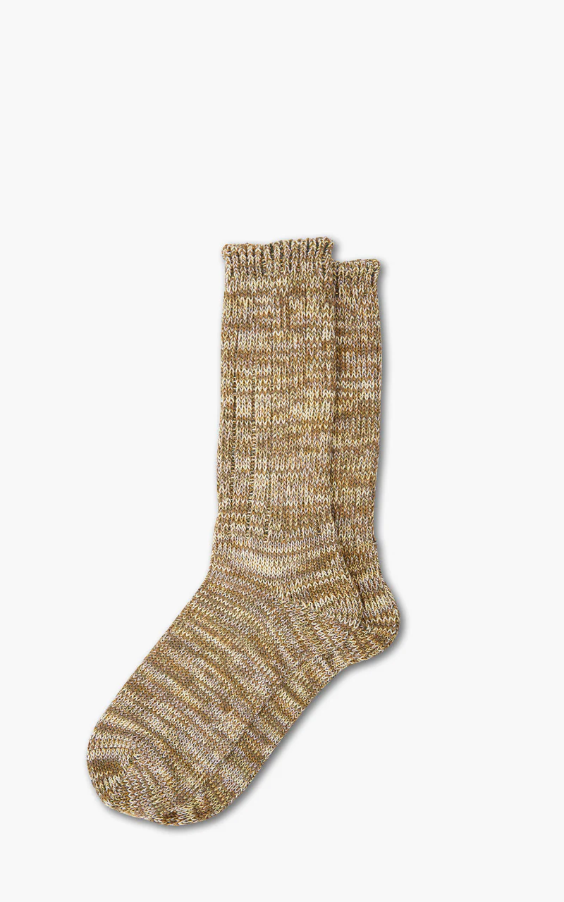 Anonymous Ism Socks 5 Color Mix Crew Khaki - Image 2