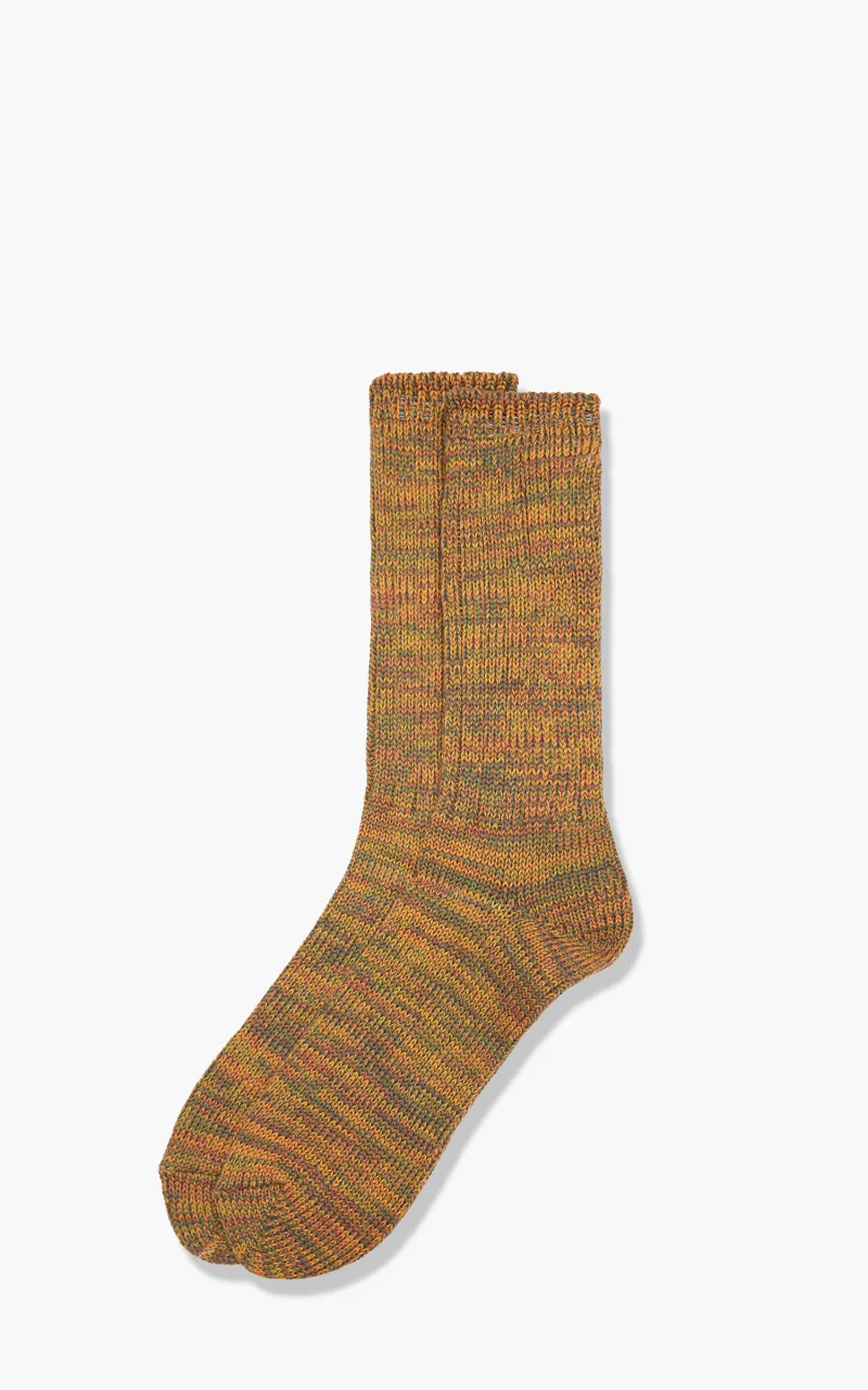 Anonymous Ism Socks 5 Color Mix Crew Khaki - Image 3