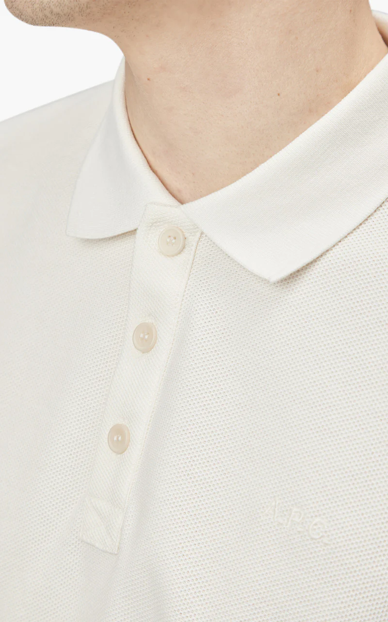 A.P.C. Antoine Polo Shirt Ecru - Image 4
