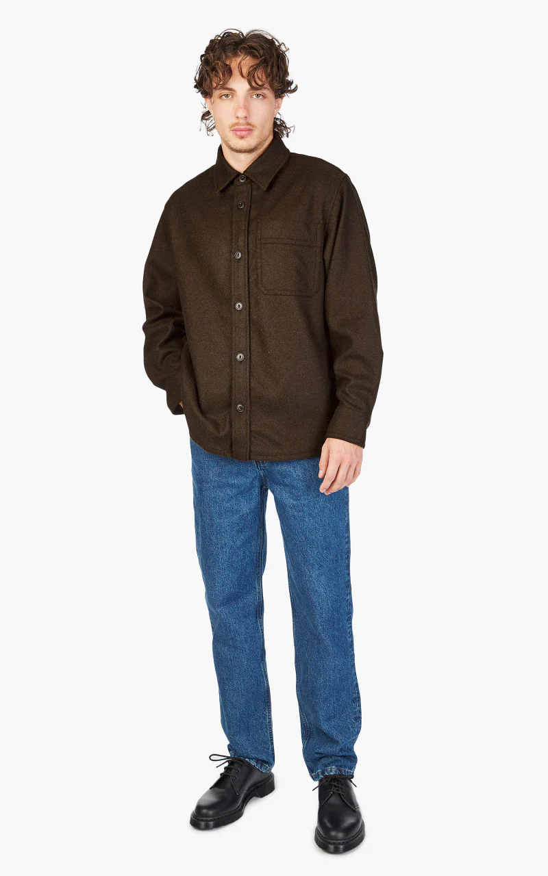 A.P.C. Basile Overshirt Marron - Image 2