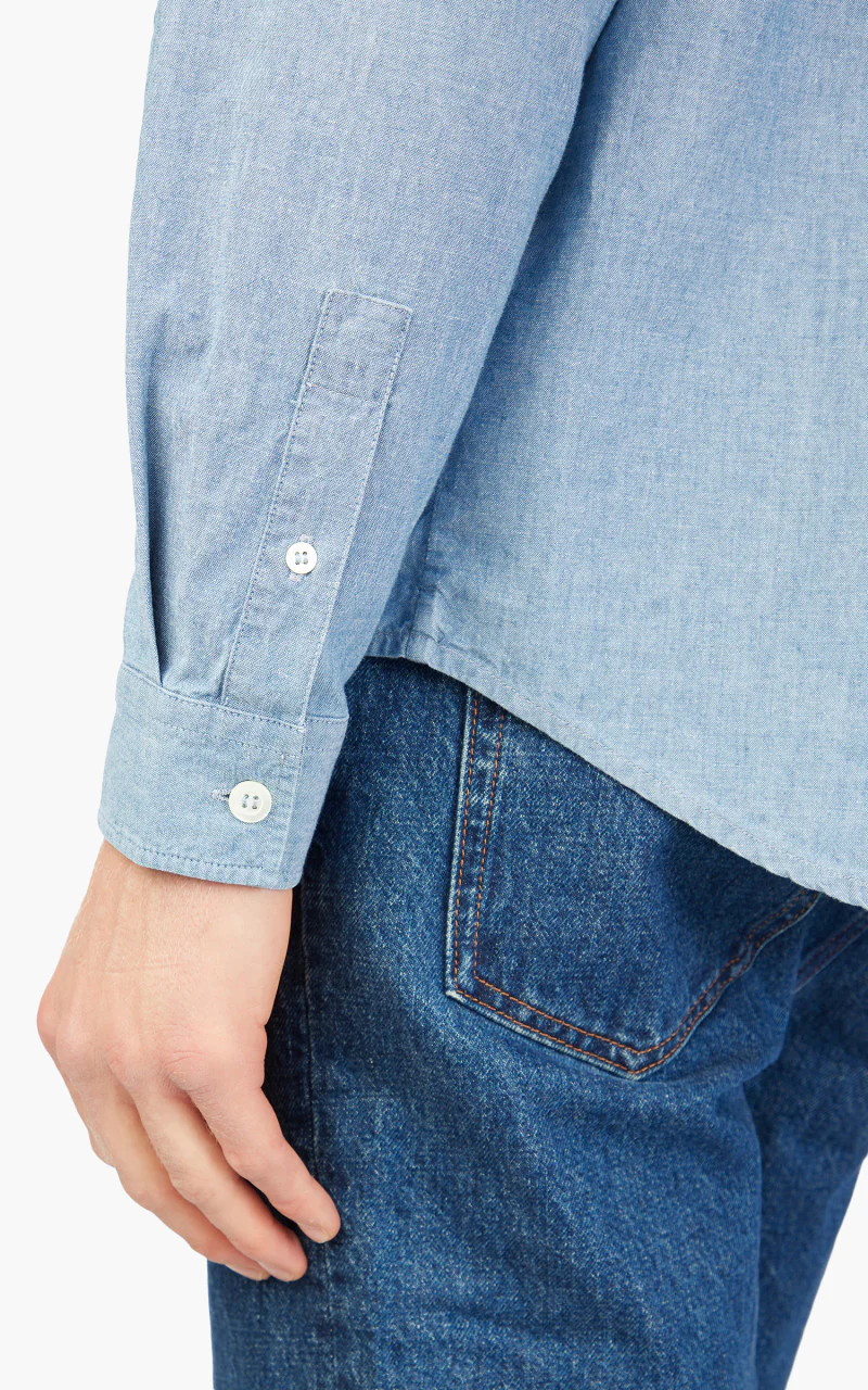 A.P.C. Chemise Edouard Shirt Blue - Image 5