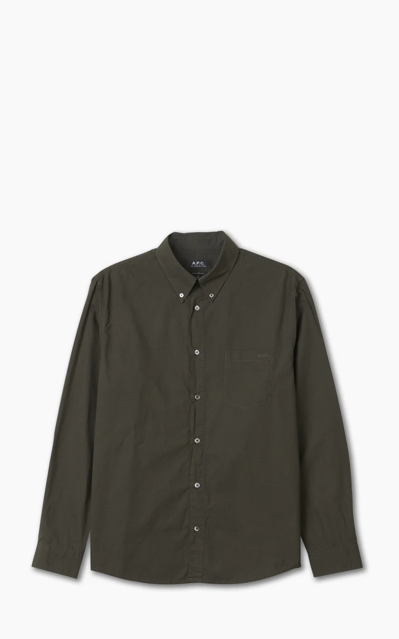 A.P.C. Chemise Edouard Shirt Dark Green