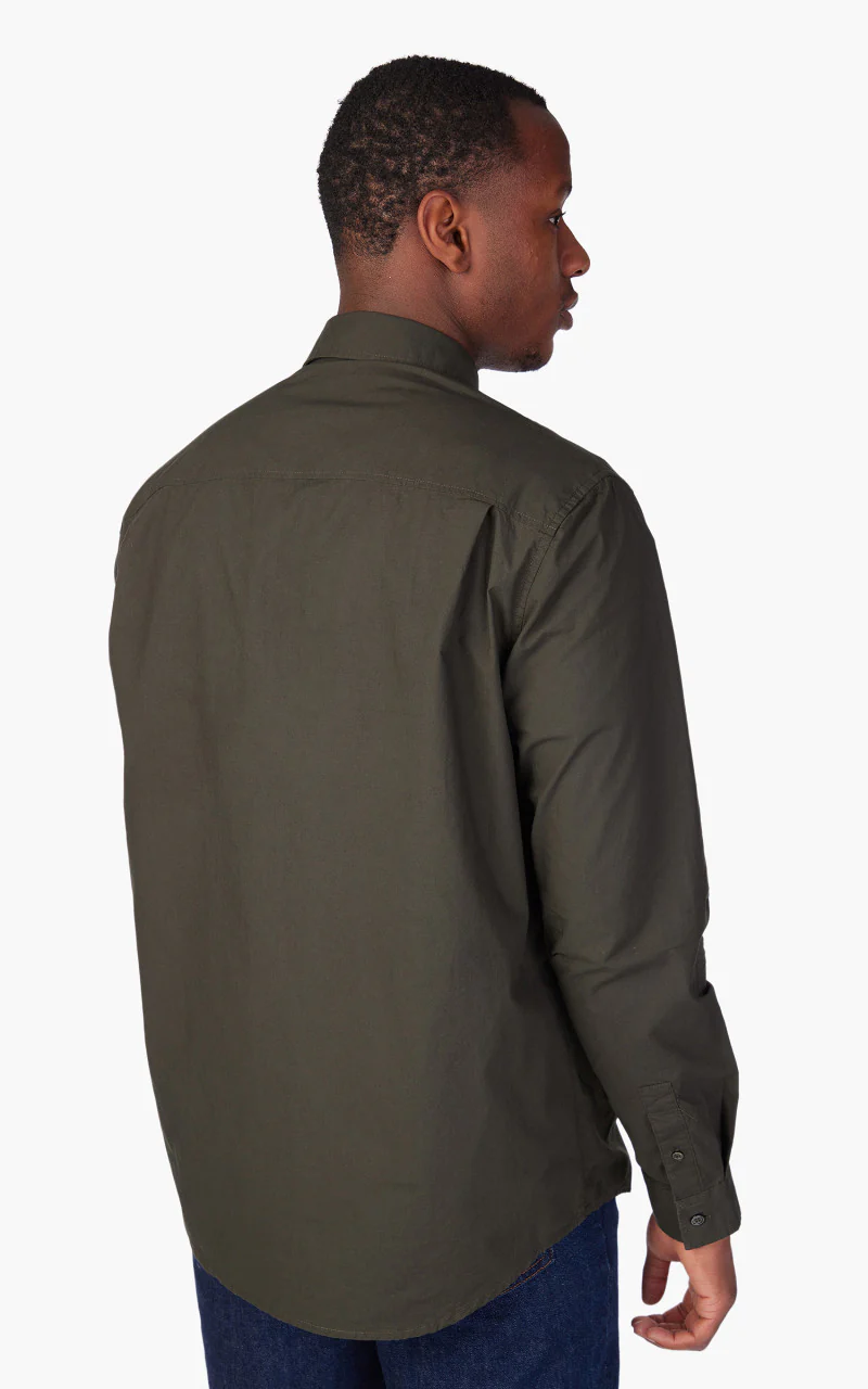 A.P.C. Chemise Edouard Shirt Dark Green - Image 6