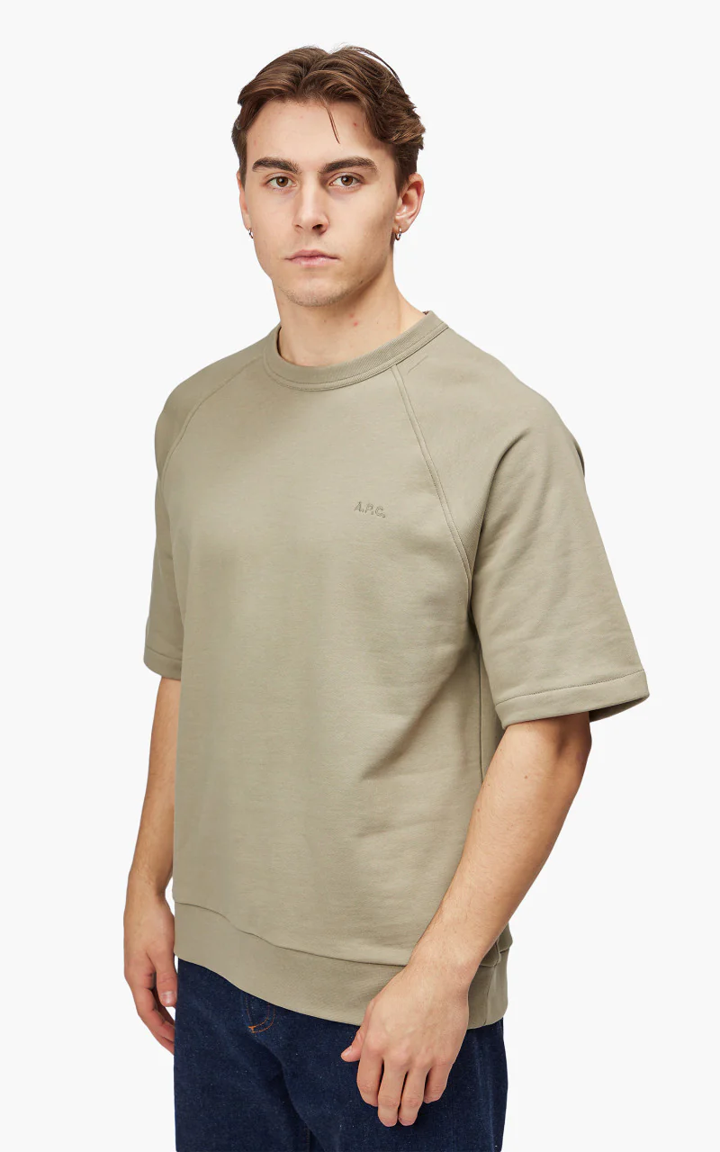 A.P.C. Chicago Sweatshirt Pale Khaki - Image 3