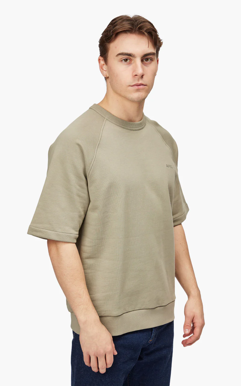A.P.C. Chicago Sweatshirt Pale Khaki - Image 5