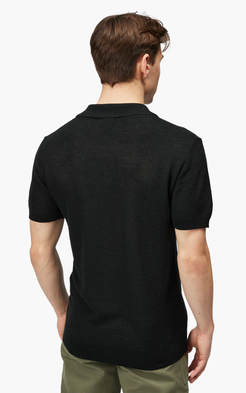 A.P.C. Fred Polo Shirt Black - Image 6
