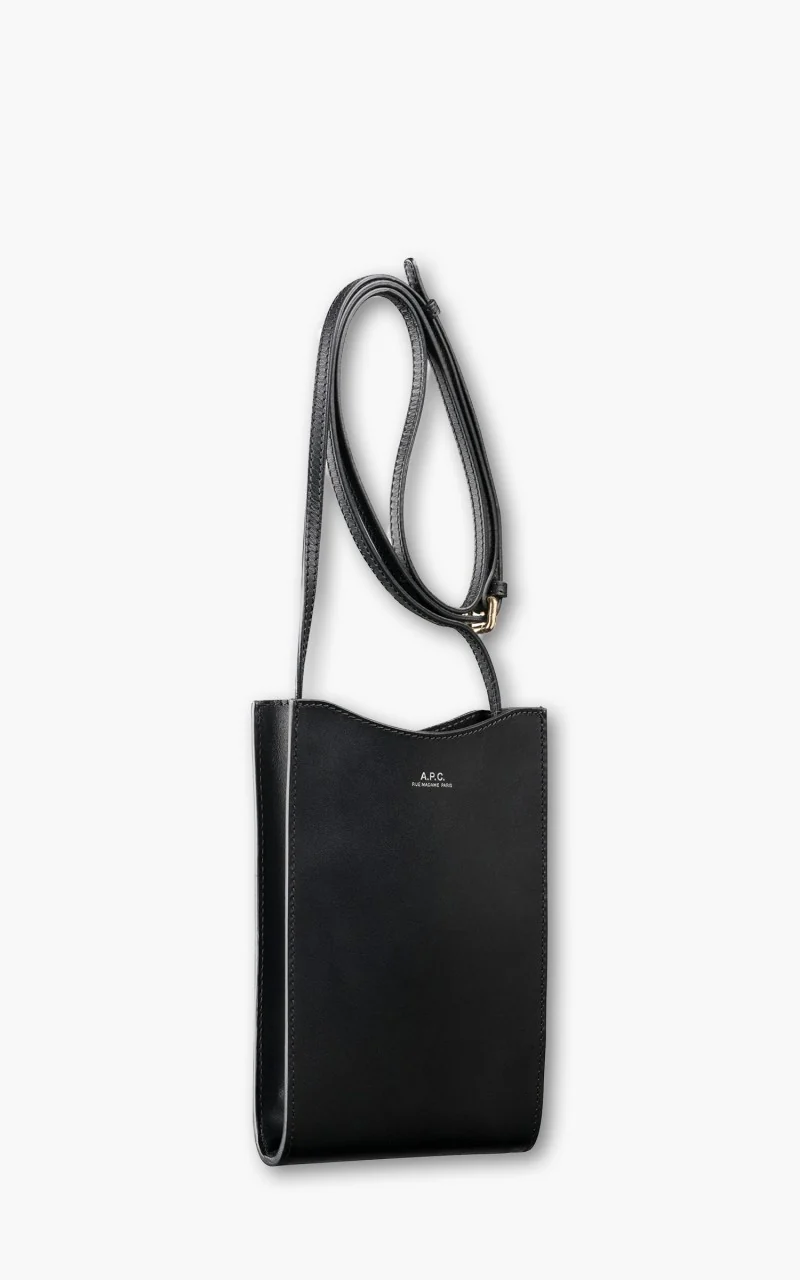 A.P.C. Jamie Neck Pouch Black - Image 3