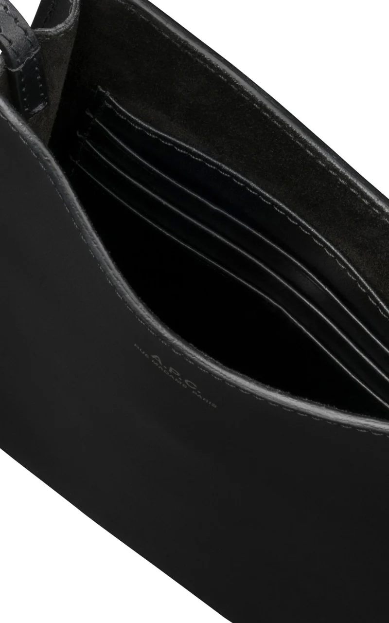 A.P.C. Jamie Neck Pouch Black - Image 4