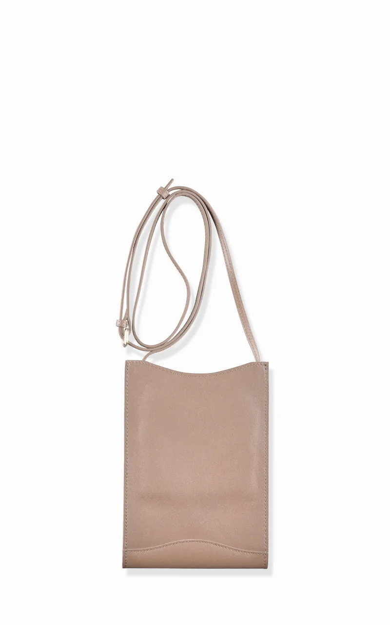 A.P.C. Jamie Neck Pouch Greige - Image 3