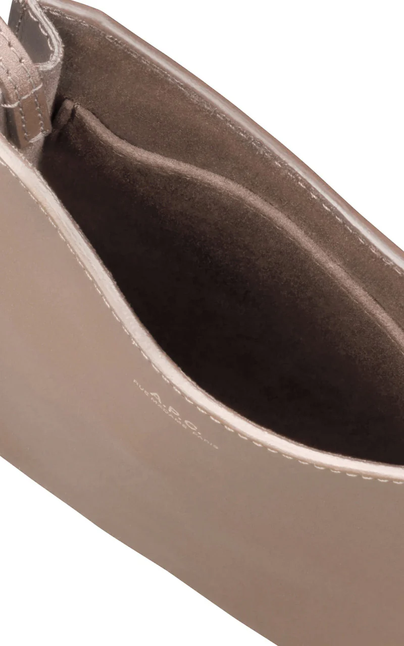 A.P.C. Jamie Neck Pouch Greige - Image 4
