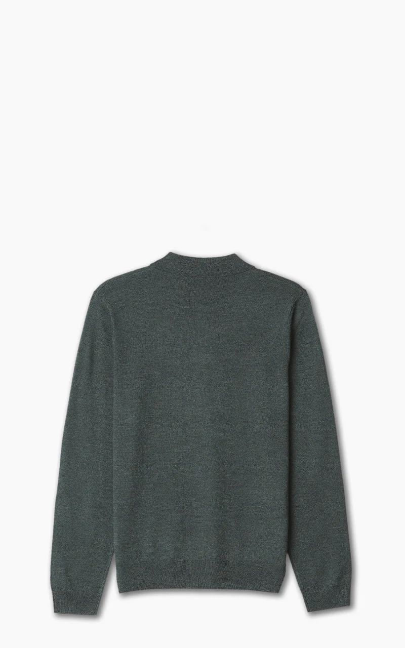 A.P.C. Jerry Polo Shirt Heather Green - Image 3