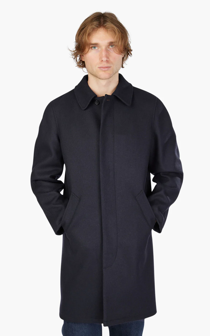 A.P.C. Mac Auster Coat Marine - Image 2