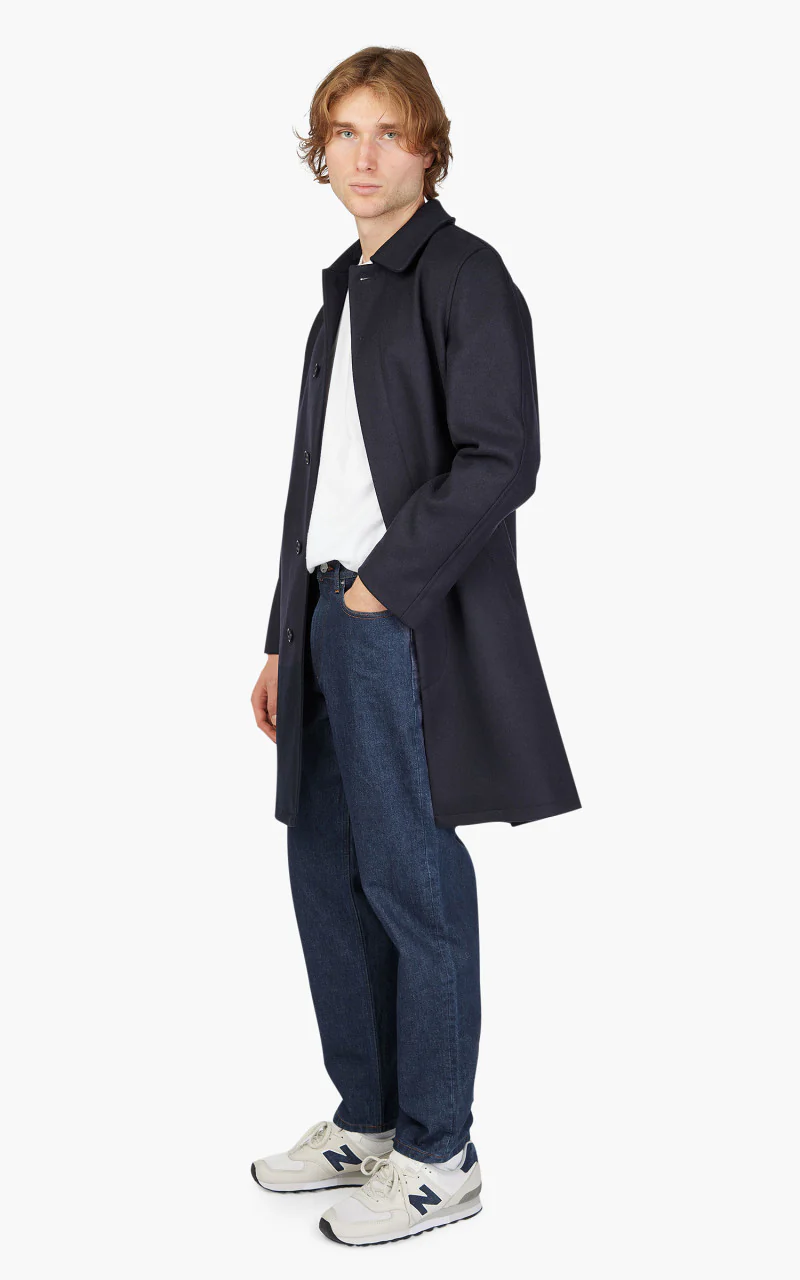 A.P.C. Mac Auster Coat Marine - Image 3