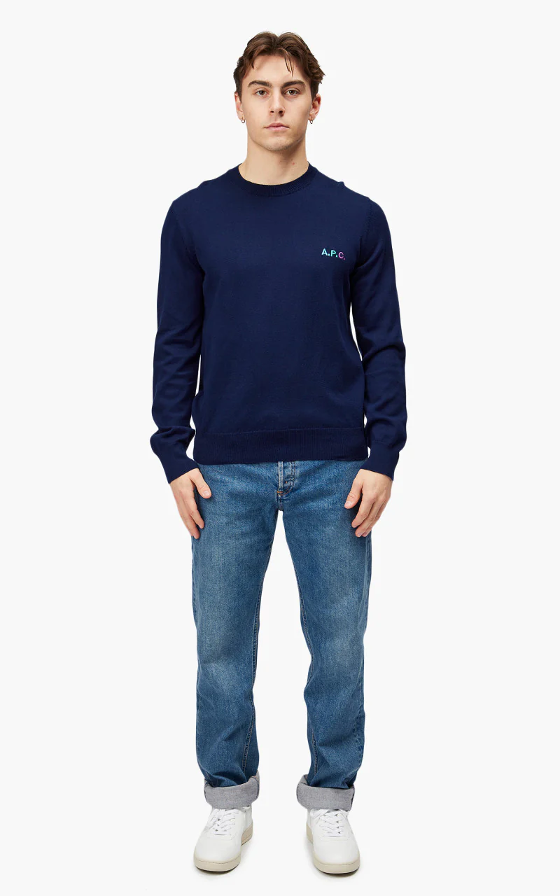 A.P.C. Marvin Pullover Dark Navy - Image 2