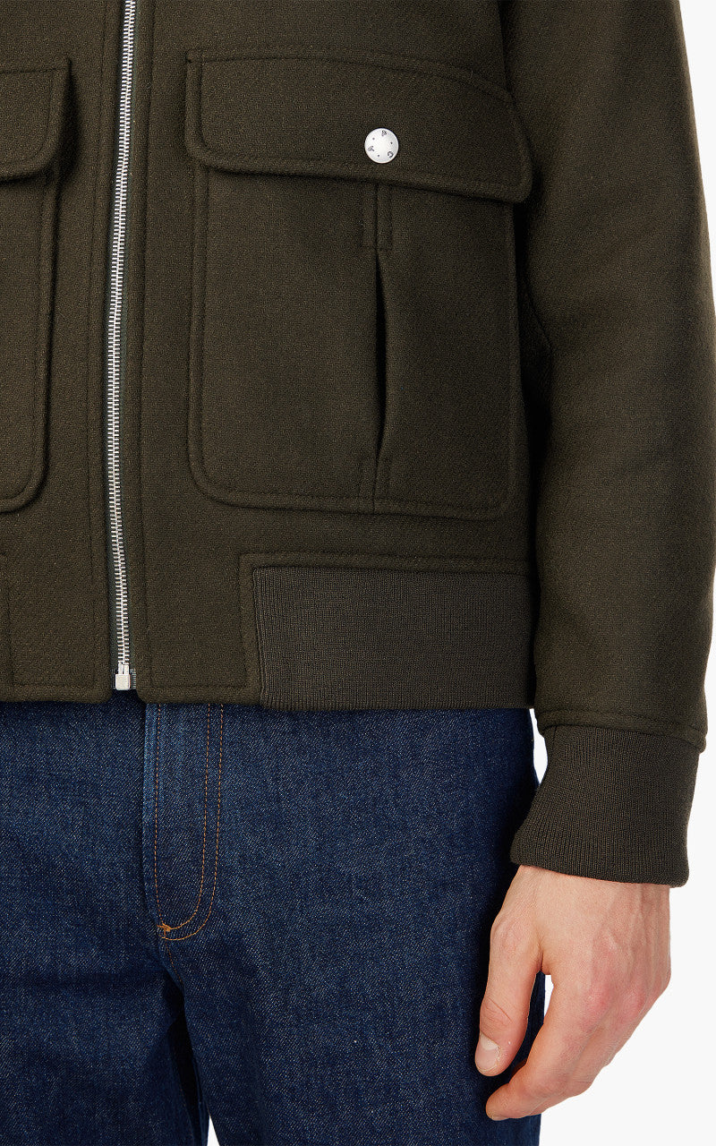 A.P.C. New Ben Jacket Dark Green - Image 5