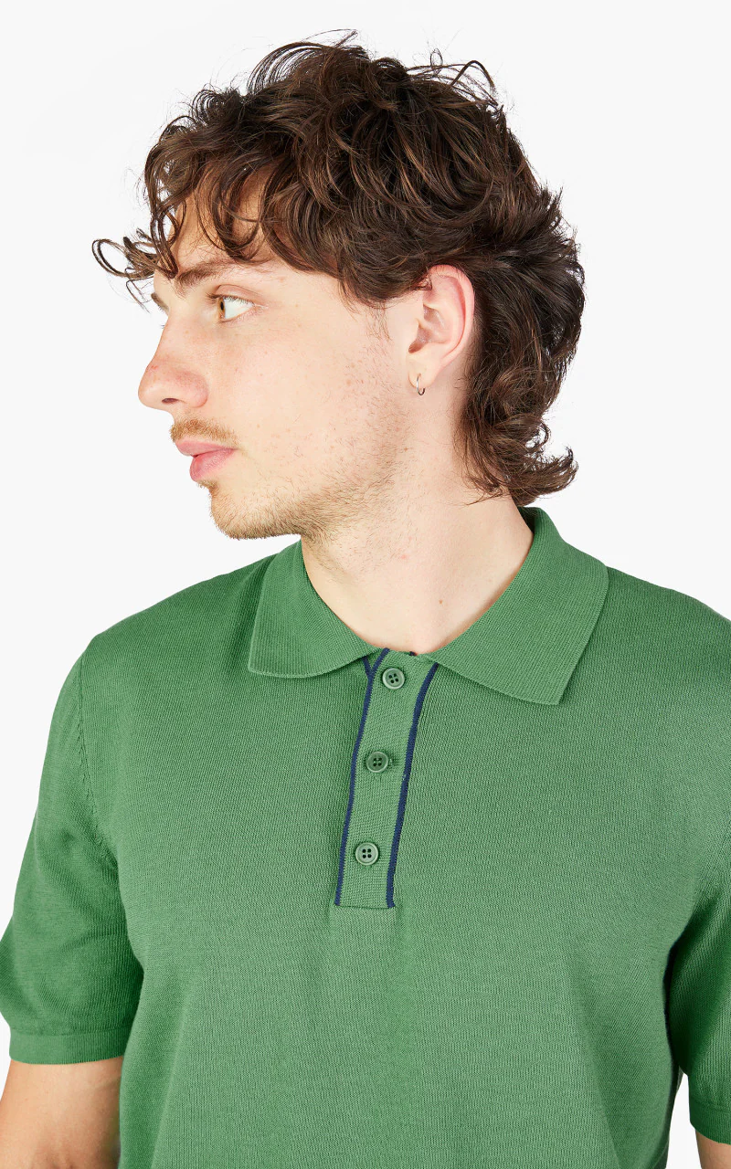 A.P.C. Polo Jacky Vert/Marine - Image 7
