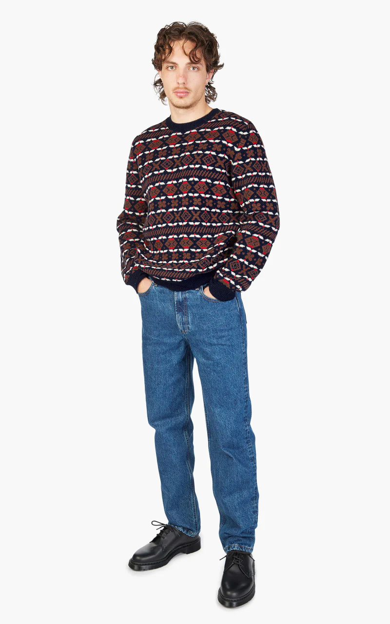 A.P.C. Pull John Pullover Dark Navy - Image 2