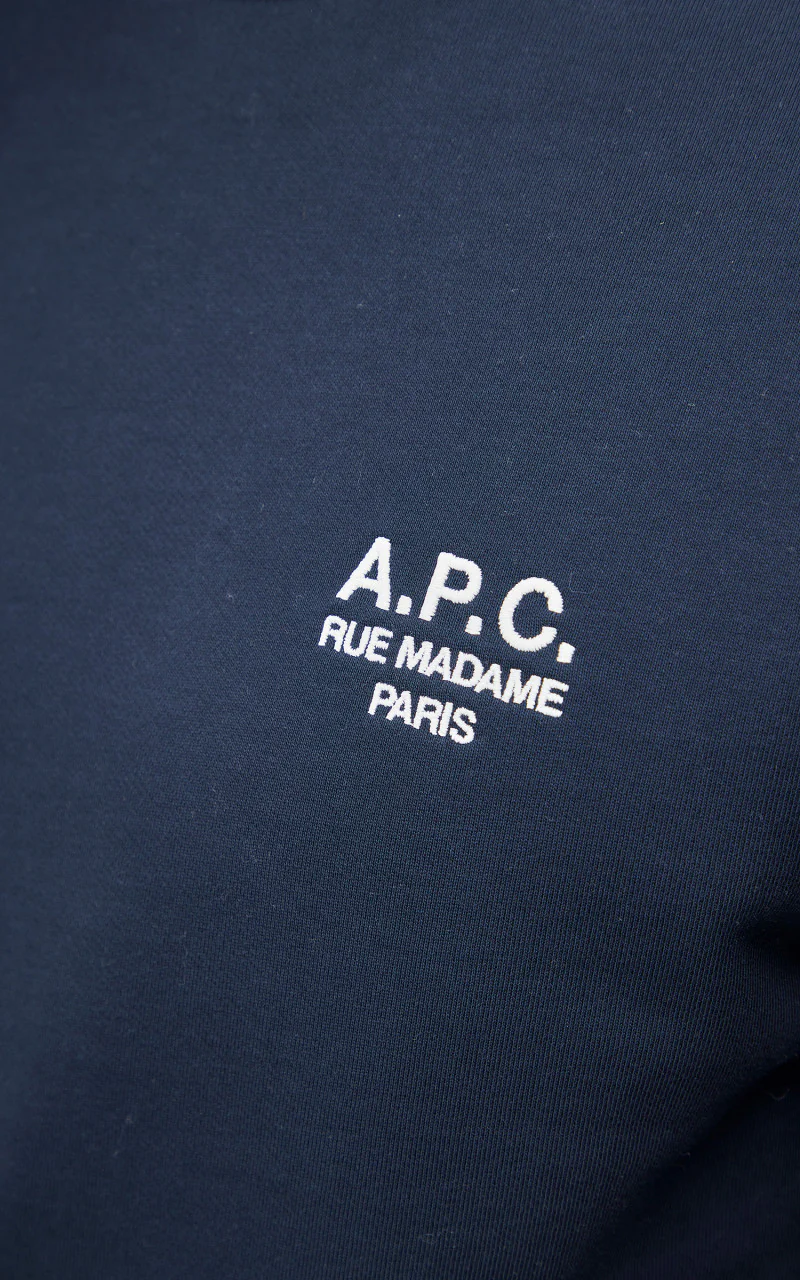 A.P.C. Rider Sweatshirt Marine - Image 4