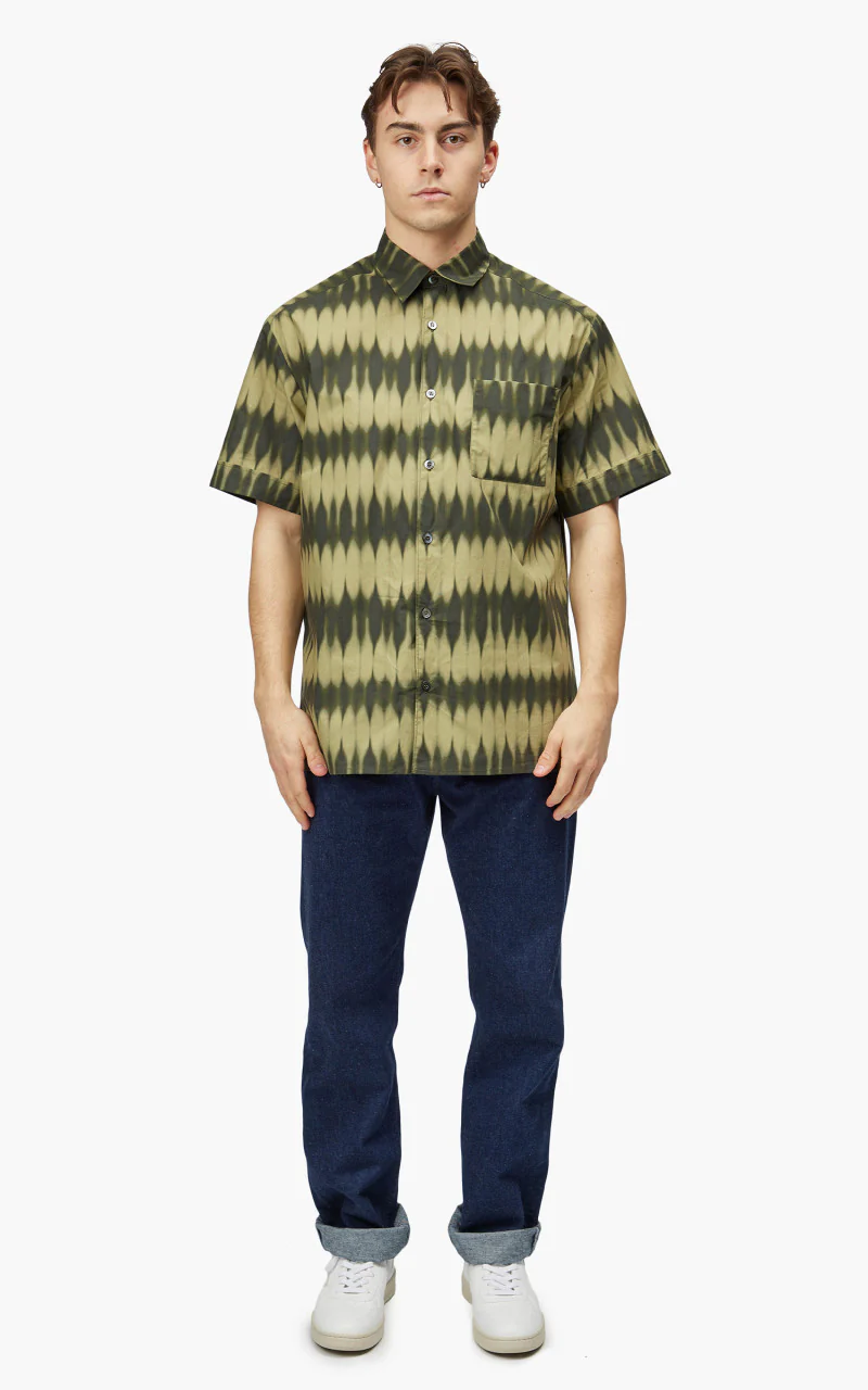 A.P.C. Ross Short-Sleeve Shirt Khaki - Image 2