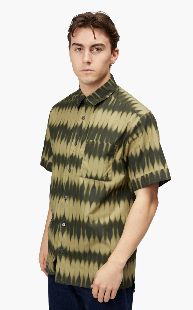 A.P.C. Ross Short-Sleeve Shirt Khaki - Image 3