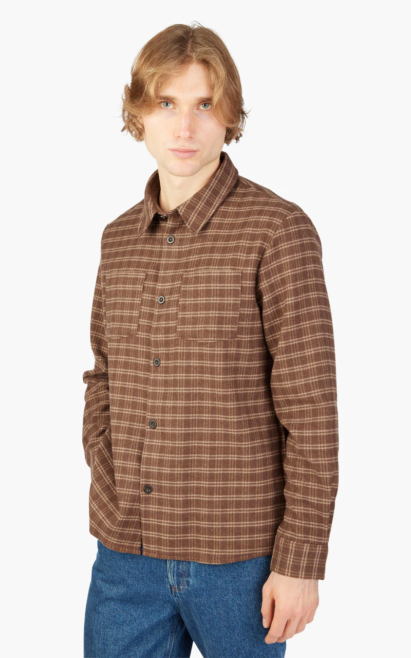 A.P.C. Surchemise Joe Shirt Beige - Image 4