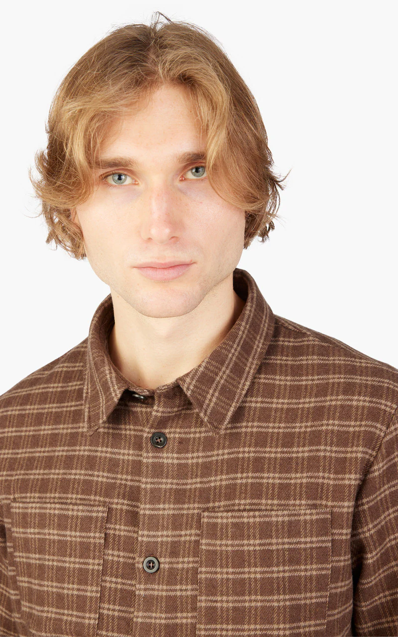 A.P.C. Surchemise Joe Shirt Beige - Image 6