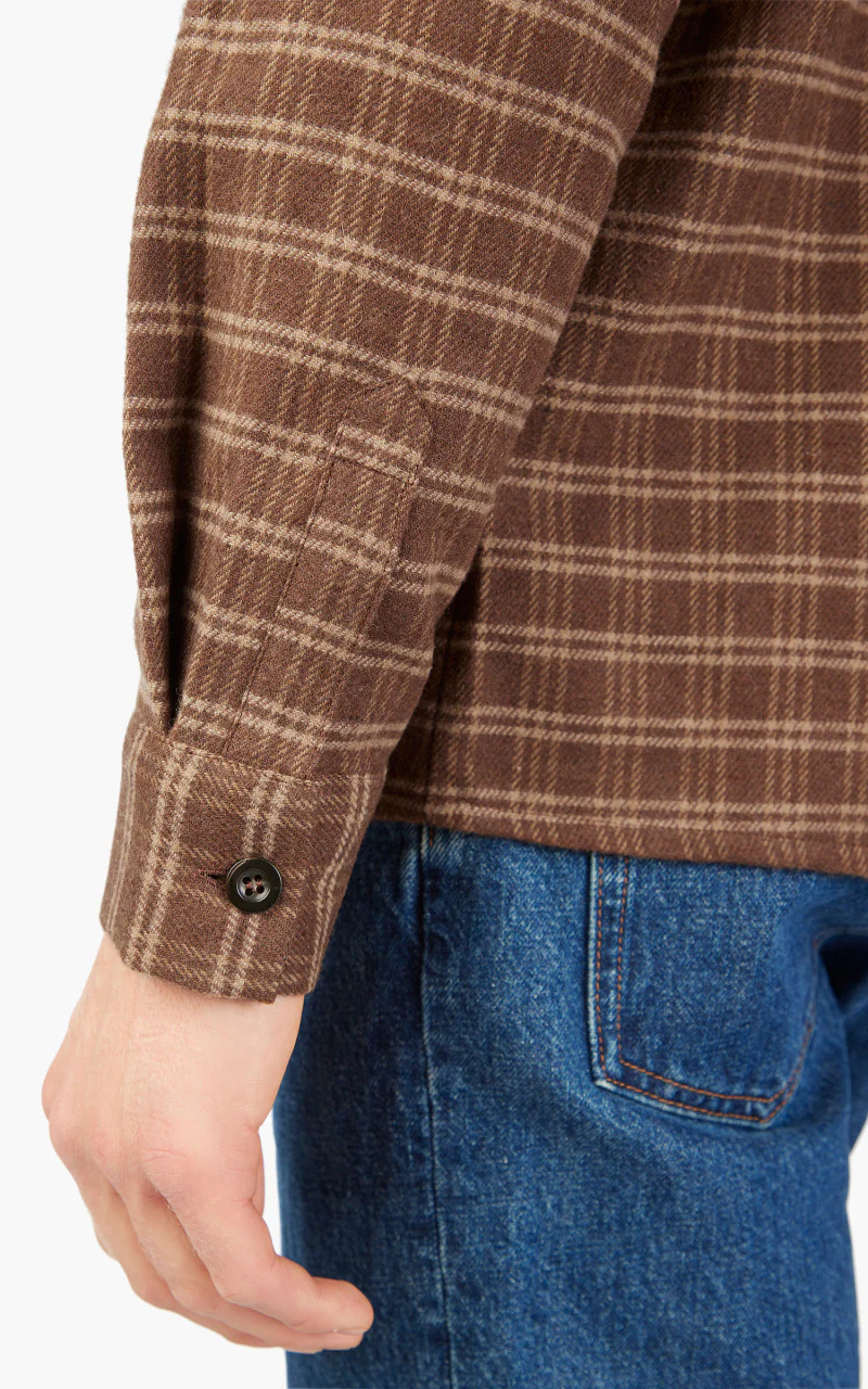 A.P.C. Surchemise Joe Shirt Beige - Image 7