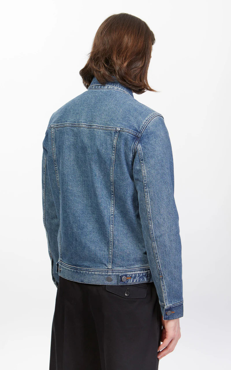A.P.C. Veste Jean US Jacket Stonewashed Indigo - Image 6