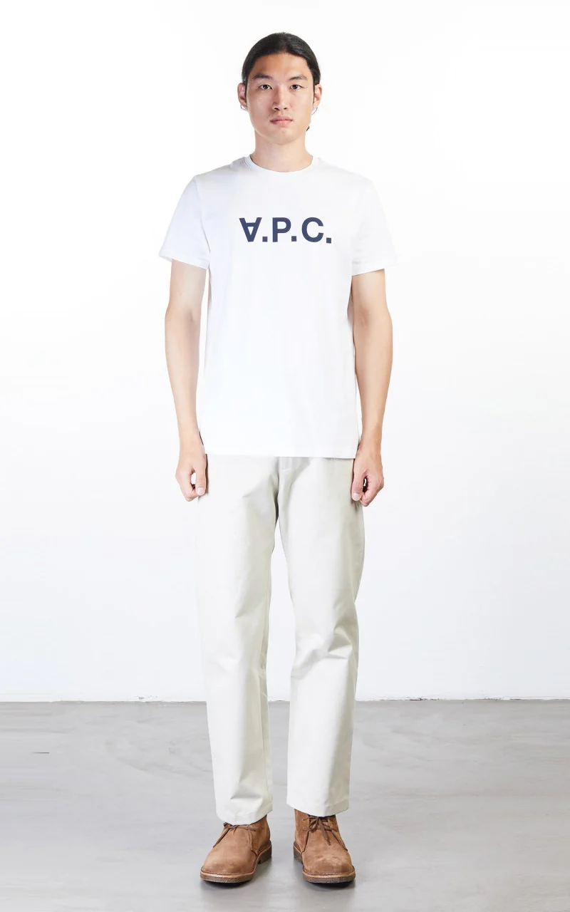 A.P.C. VPC Blanc H T-Shirt Dark Navy - Image 2