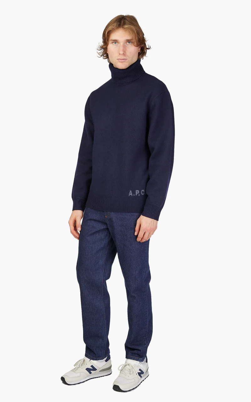 A.P.C. Walter Sweater Dark Navy - Image 4