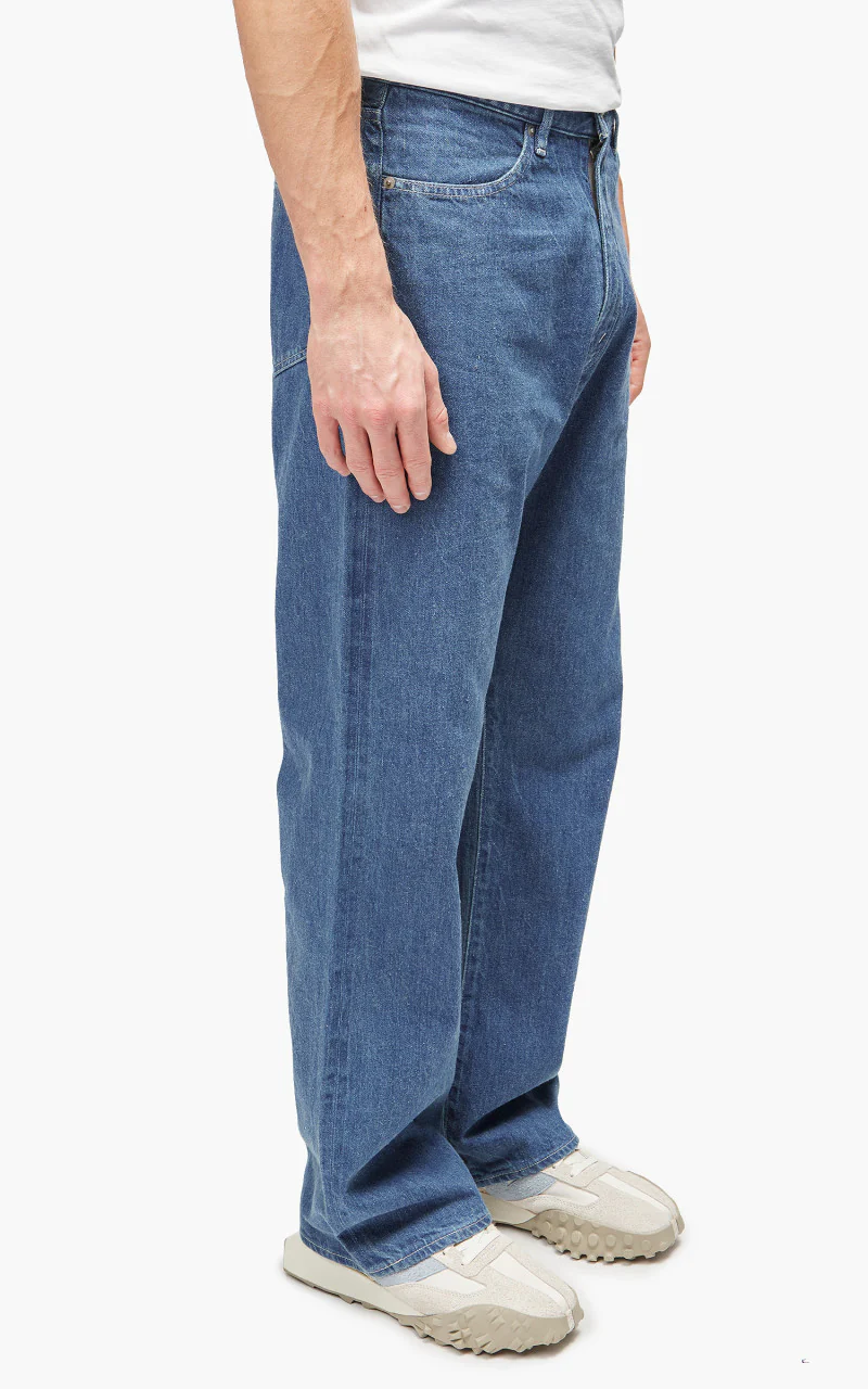 Auralee Selvedge Light Denim Pants Light Indigo - Image 4