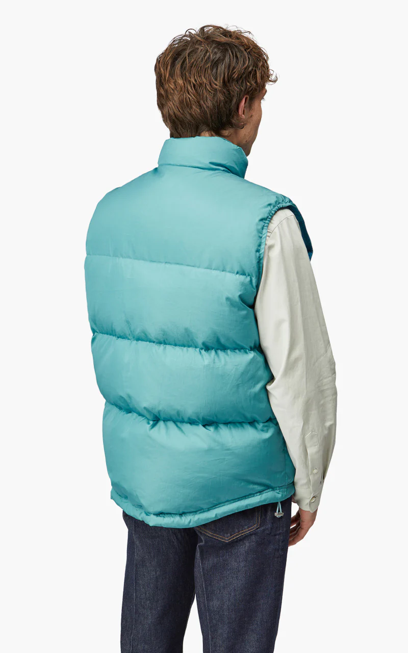 Auralee Suvin High Count Cloth Down Vest Cerulean Blue - Image 5